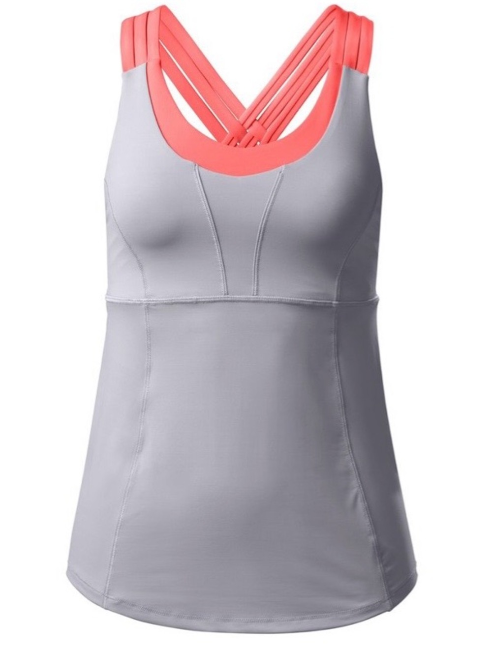 Lululemon Beat the Heat Tank Gray Athleisure Workout size 10